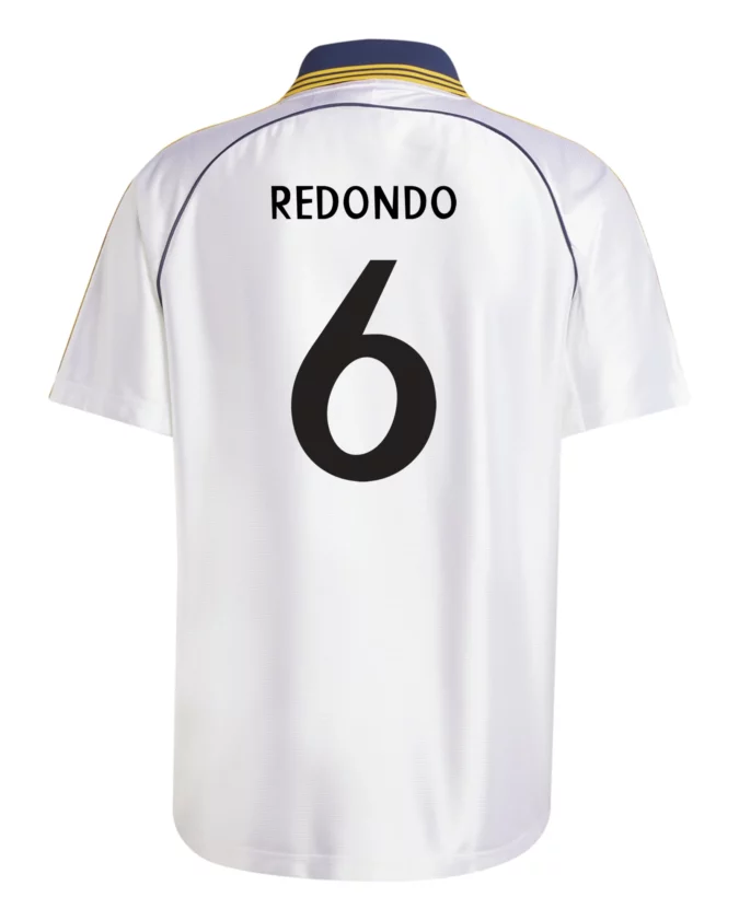 Fernando Redondo Real Madrid 1999 Home Jersey by adidas (2025 Reissue)