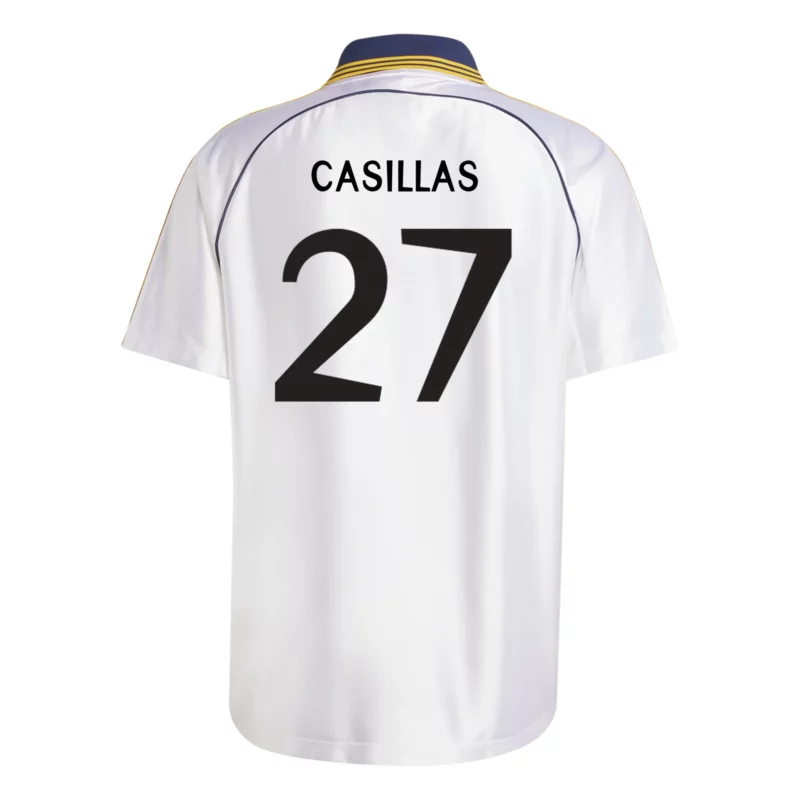 Iker Casillas Real Madrid 1999 Home Jersey by adidas (2025 Reissue)