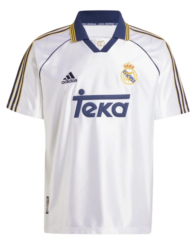 Real Madrid 1999 Home Jersey by adidas (2025 Reissue)