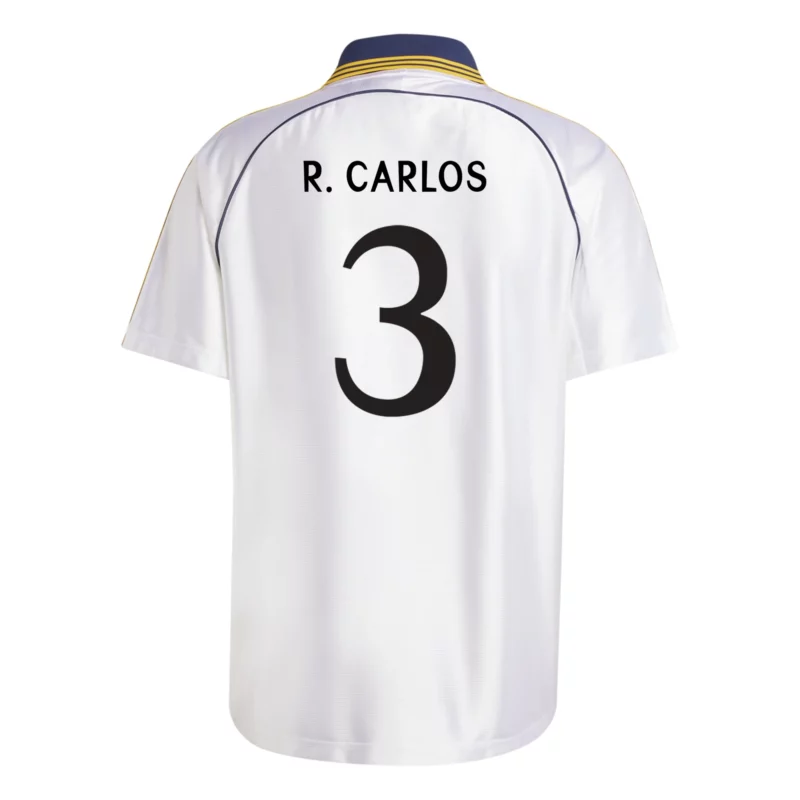 Roberto Carlos Real Madrid 1999 Home Jersey by adidas (2025 Reissue)