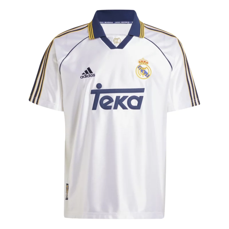 Roberto Carlos Real Madrid 1999 Home Jersey by adidas (2025 Reissue) - Image 2
