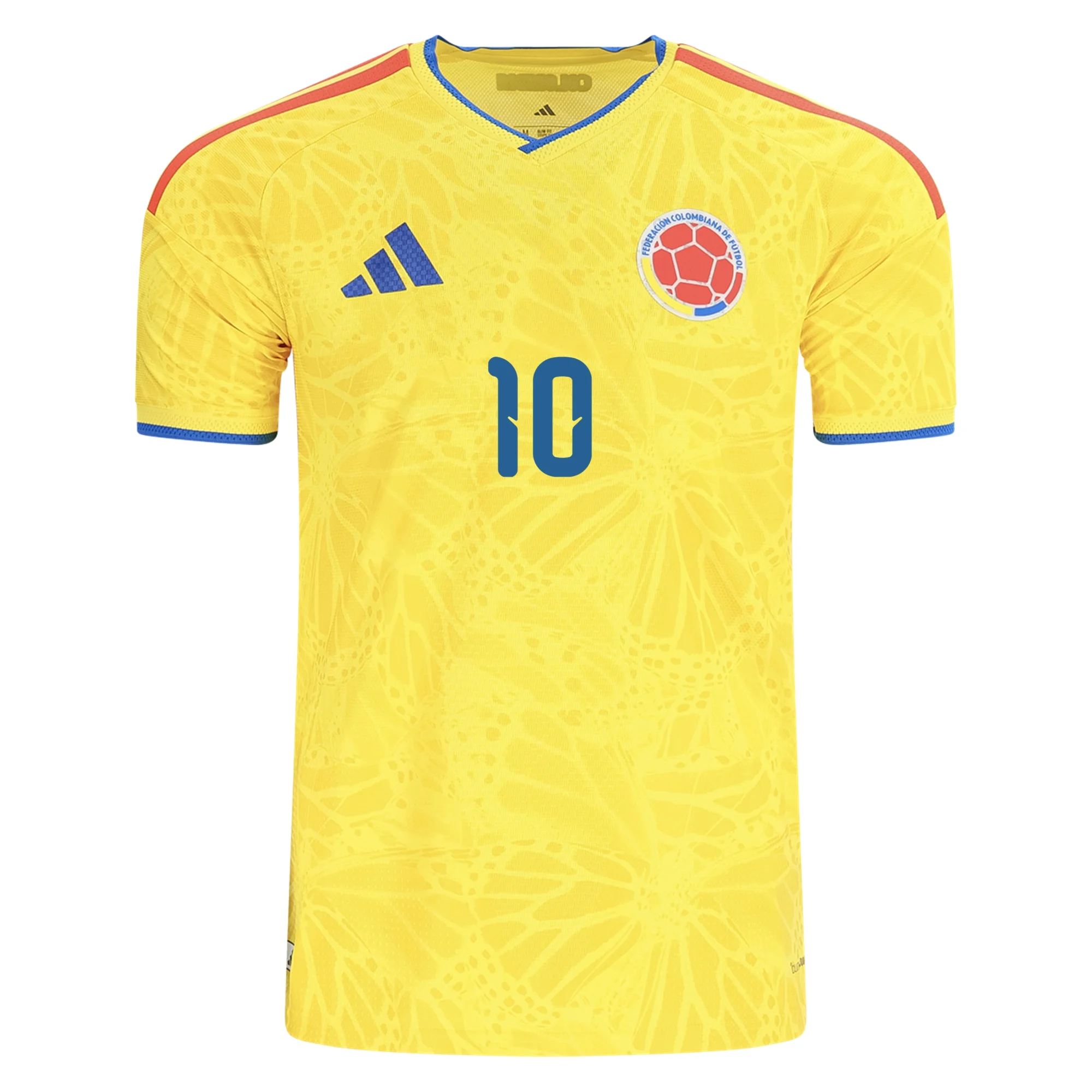 James Rodriguez Colombia 26/27 Authentic Home Jersey by adidas - Image 2