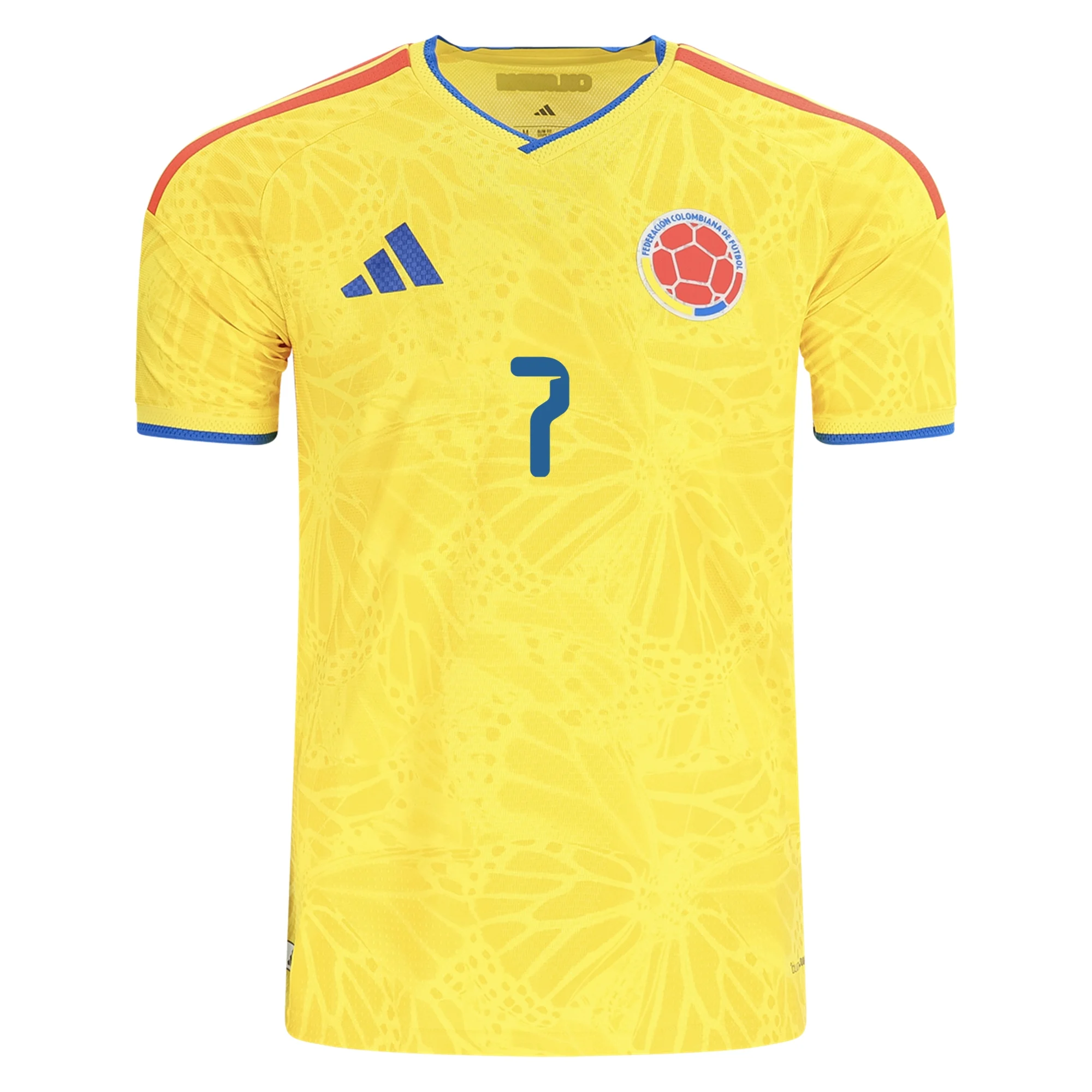 Luis Díaz Colombia 26/27 Authentic Home Jersey by adidas - Image 2