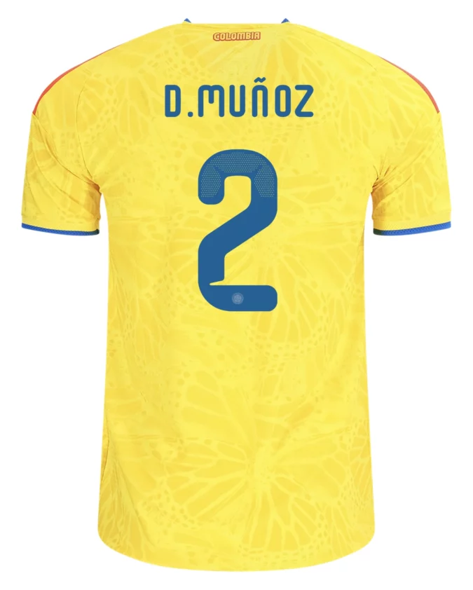 Daniel Muñoz Colombia 26/27 Authentic Home Jersey by adidas