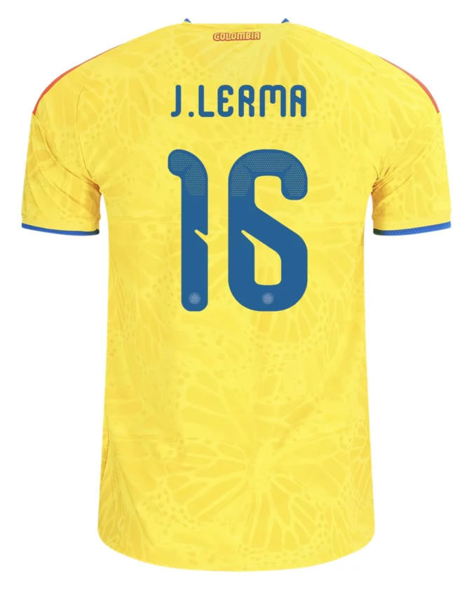 Jefferson Lerma Colombia 26/27 Authentic Home Jersey by adidas