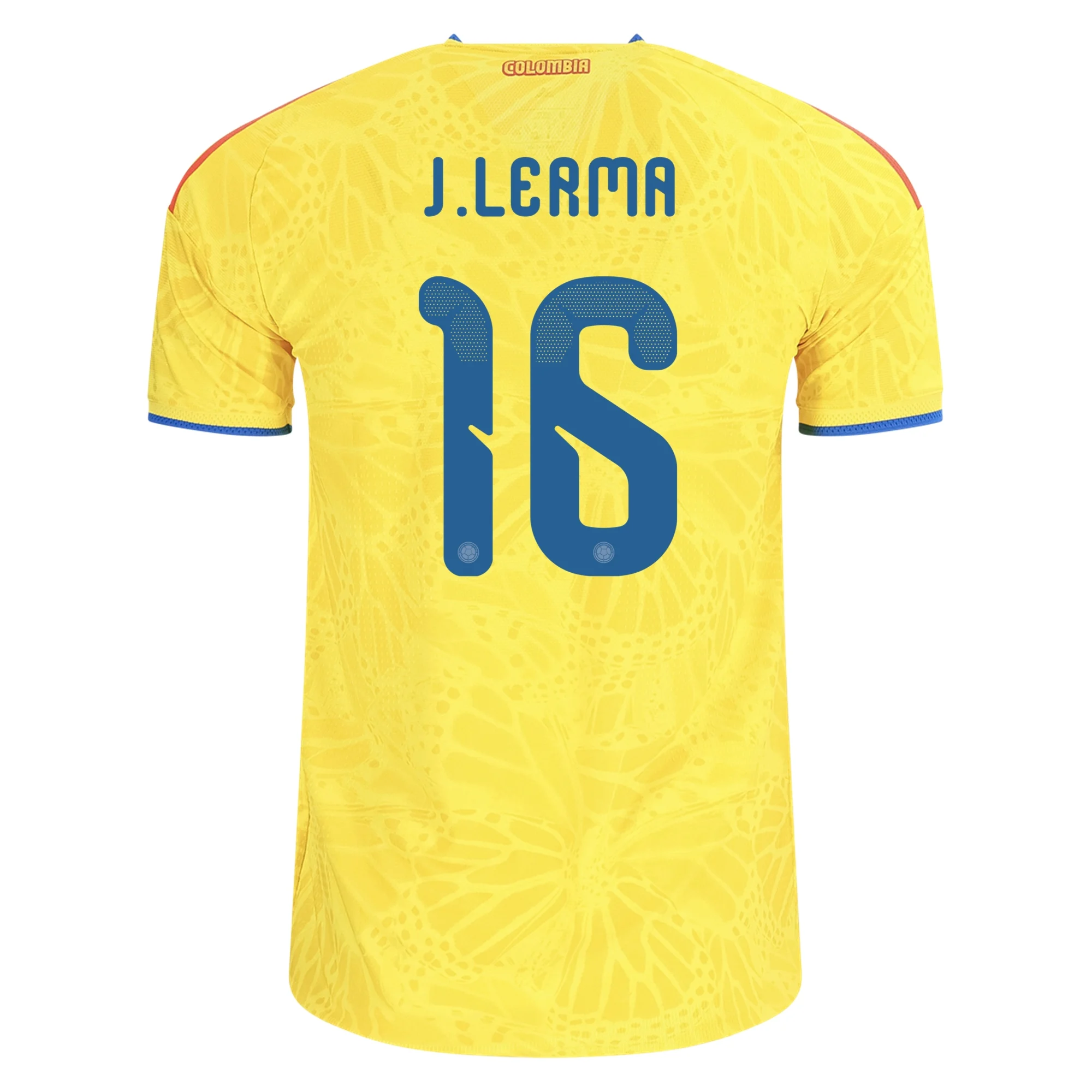 Jefferson Lerma Colombia 26/27 Authentic Home Jersey by adidas
