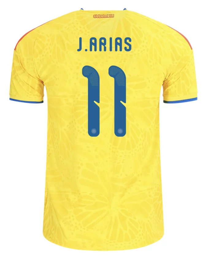 Jhon Arias Colombia 26/27 Authentic Home Jersey by adidas