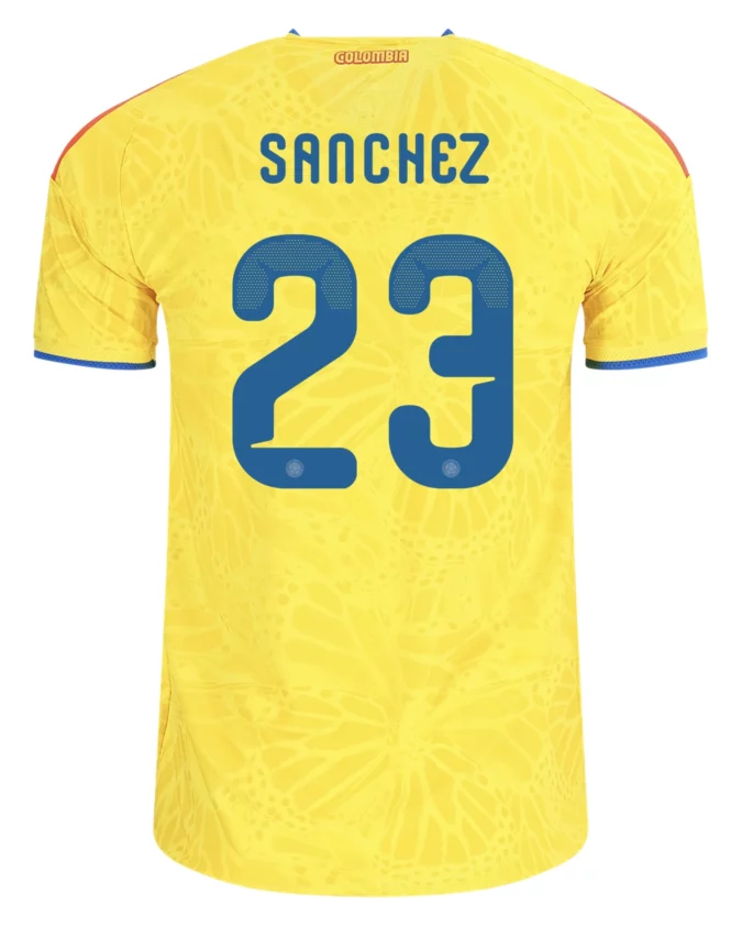 Davinson Sánchez Colombia 26/27 Authentic Home Jersey by adidas