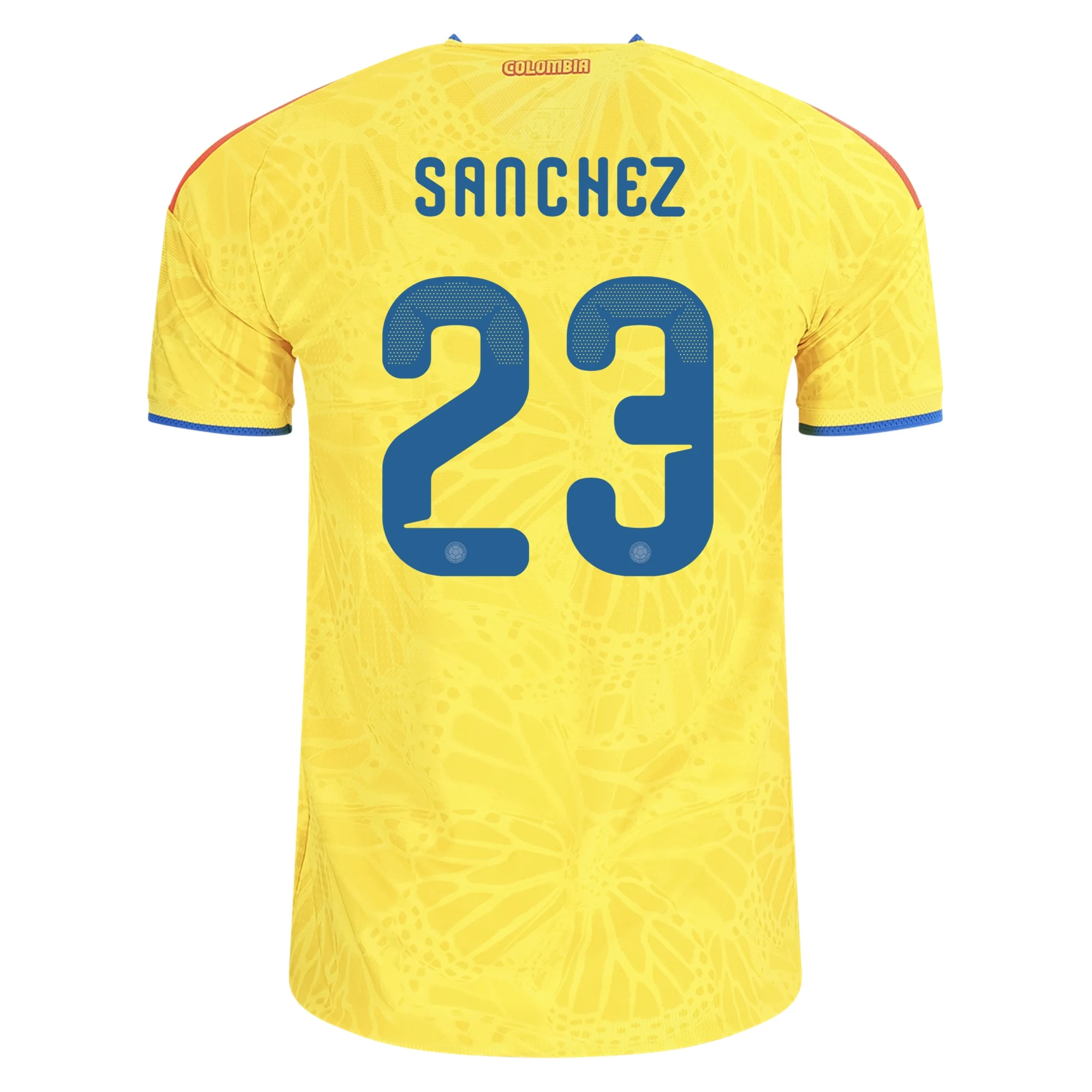 Davinson Sánchez Colombia 26/27 Authentic Home Jersey by adidas