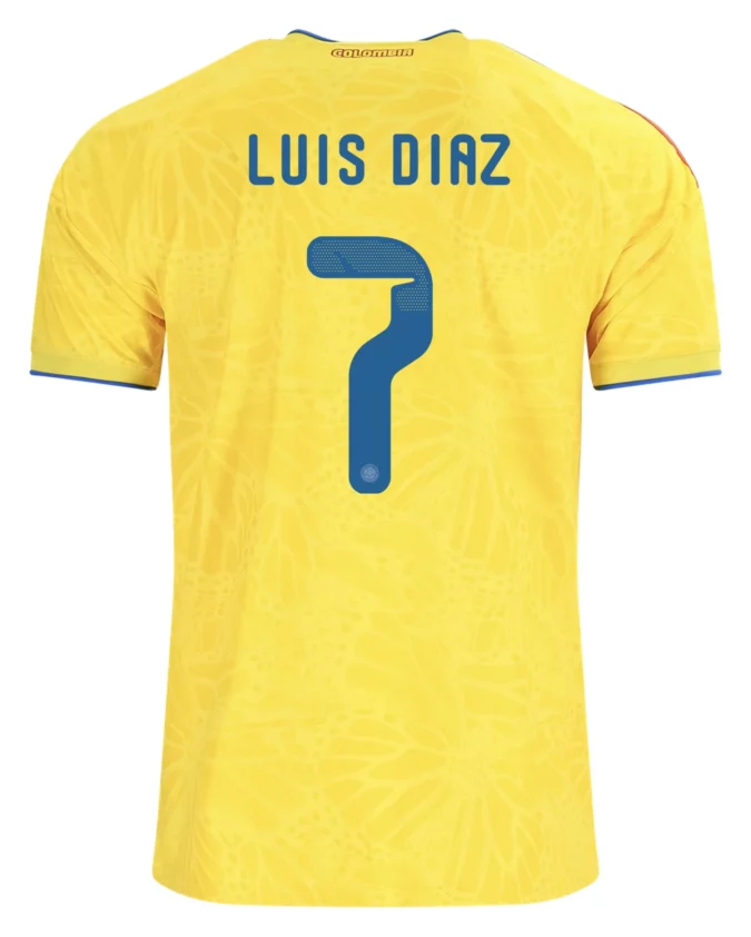 Luis Díaz Colombia 26/27 Home Jersey by adidas