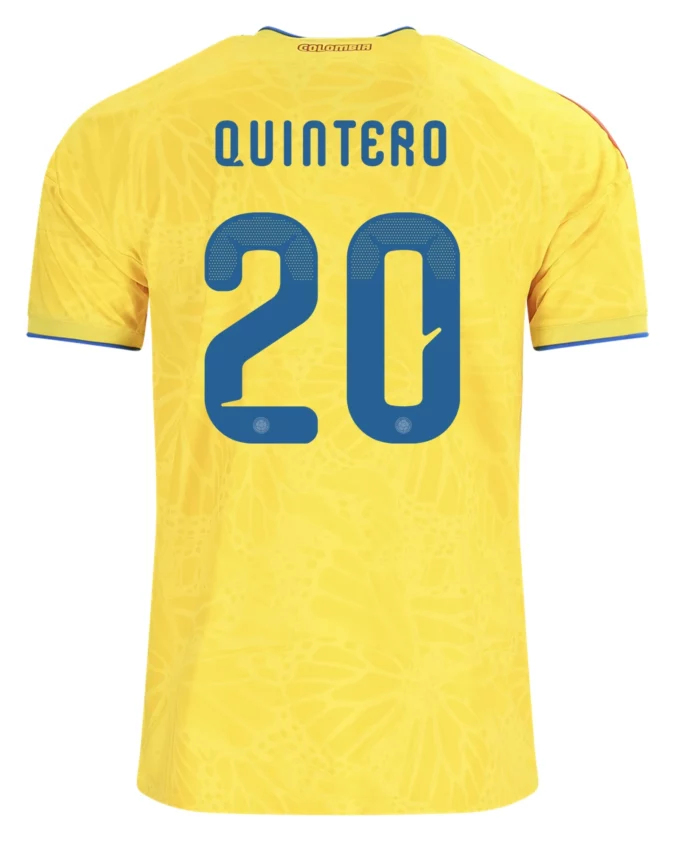 Juan Fernando Quintero Colombia 26/27 Home Jersey by adidas