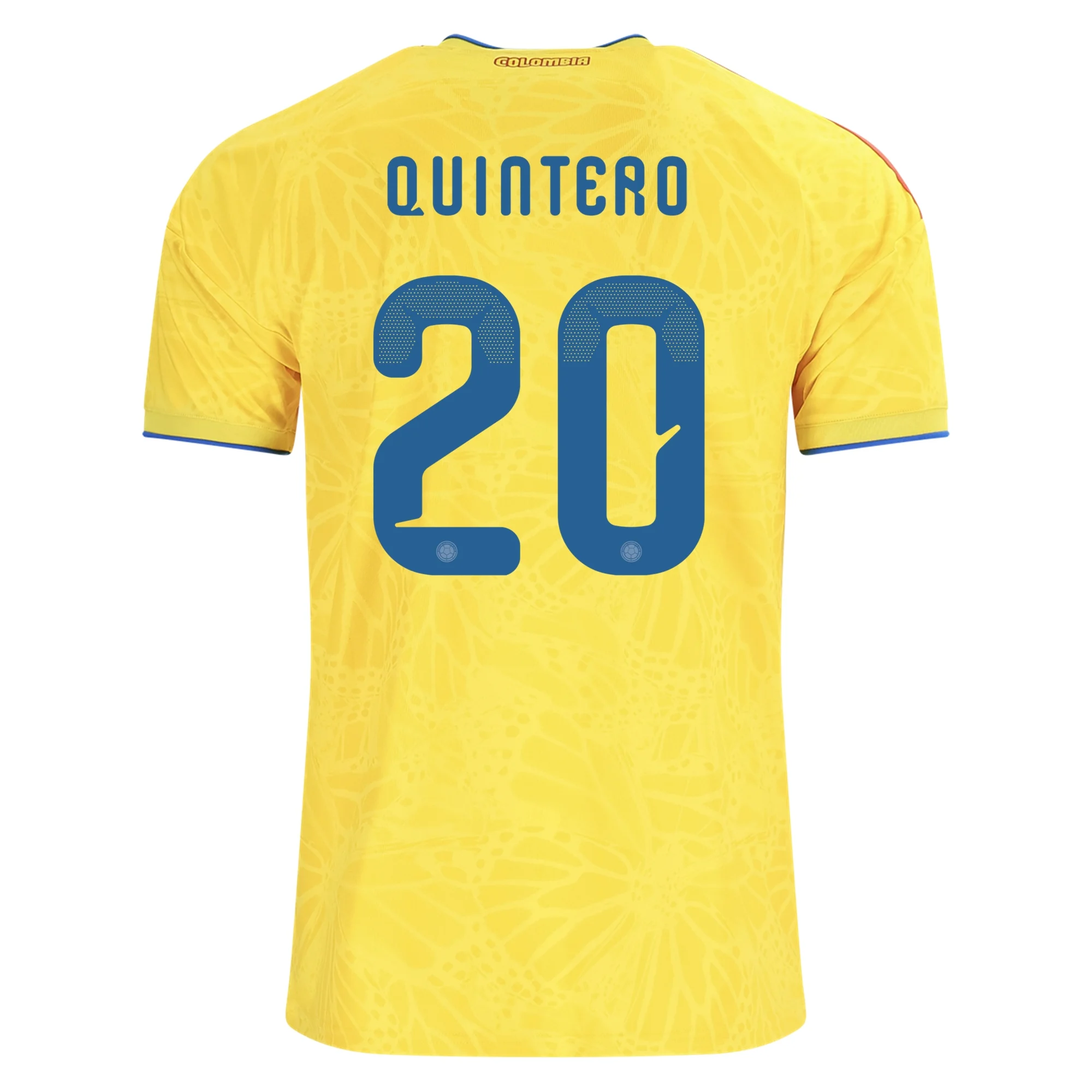 Juan Fernando Quintero Colombia 26/27 Home Jersey by adidas