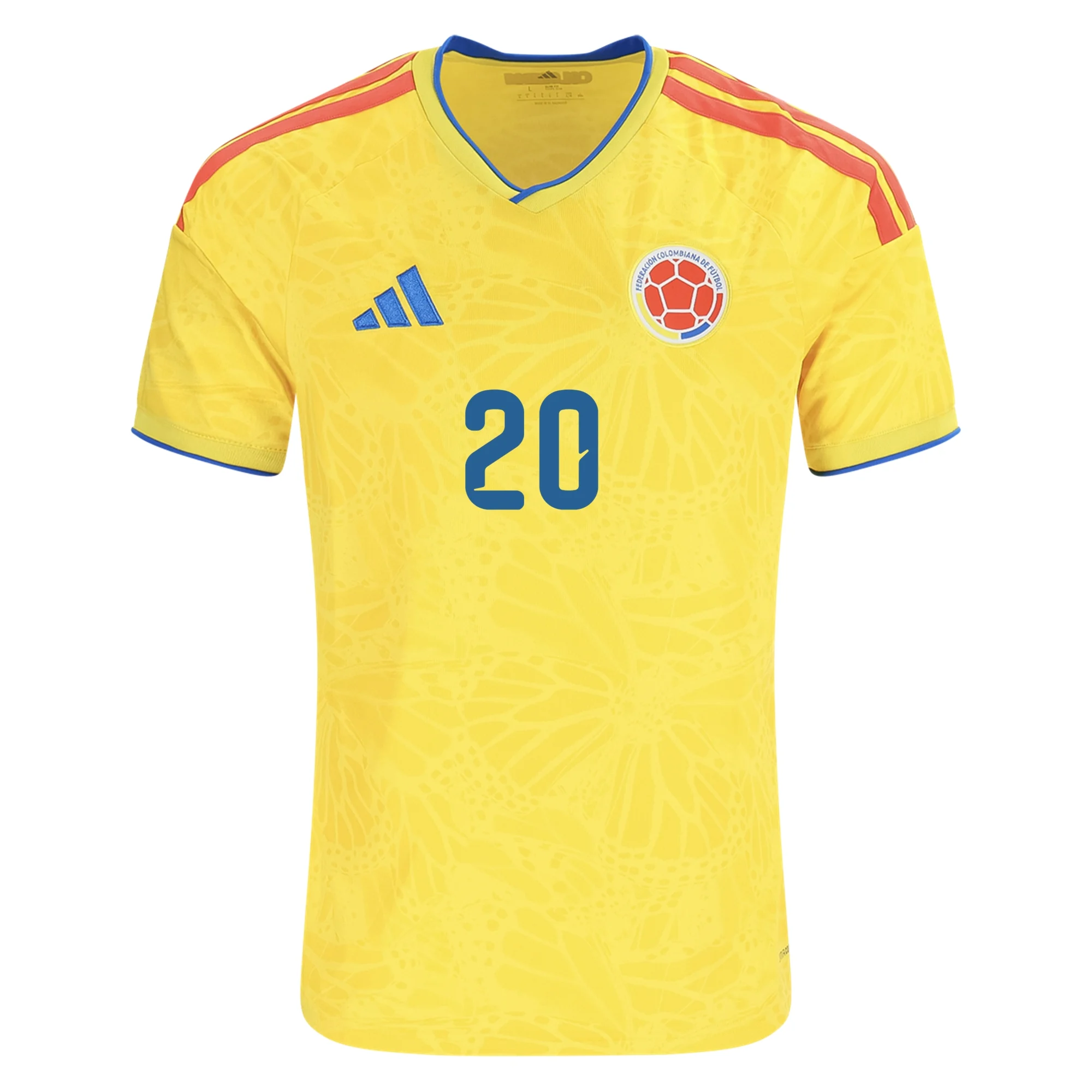 Juan Fernando Quintero Colombia 26/27 Home Jersey by adidas - Image 2