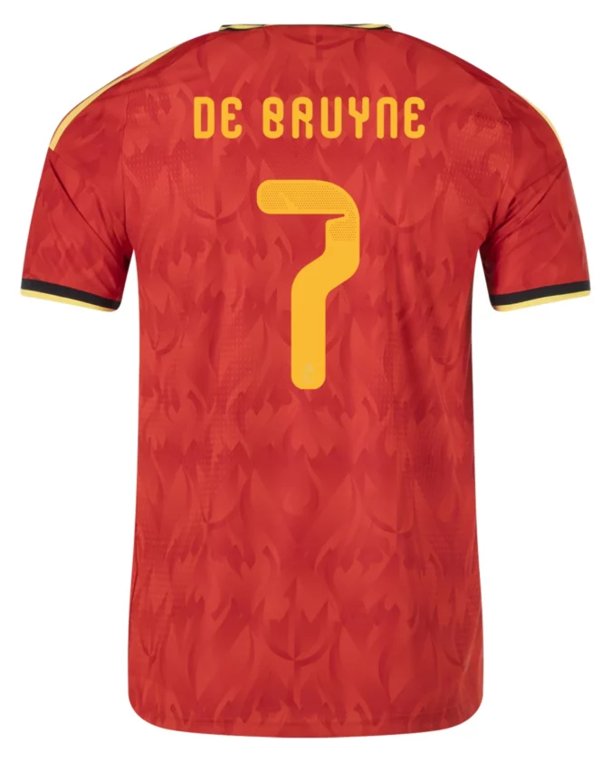 Kevin De Bruyne Belgium 26/27 Authentic Home Jersey