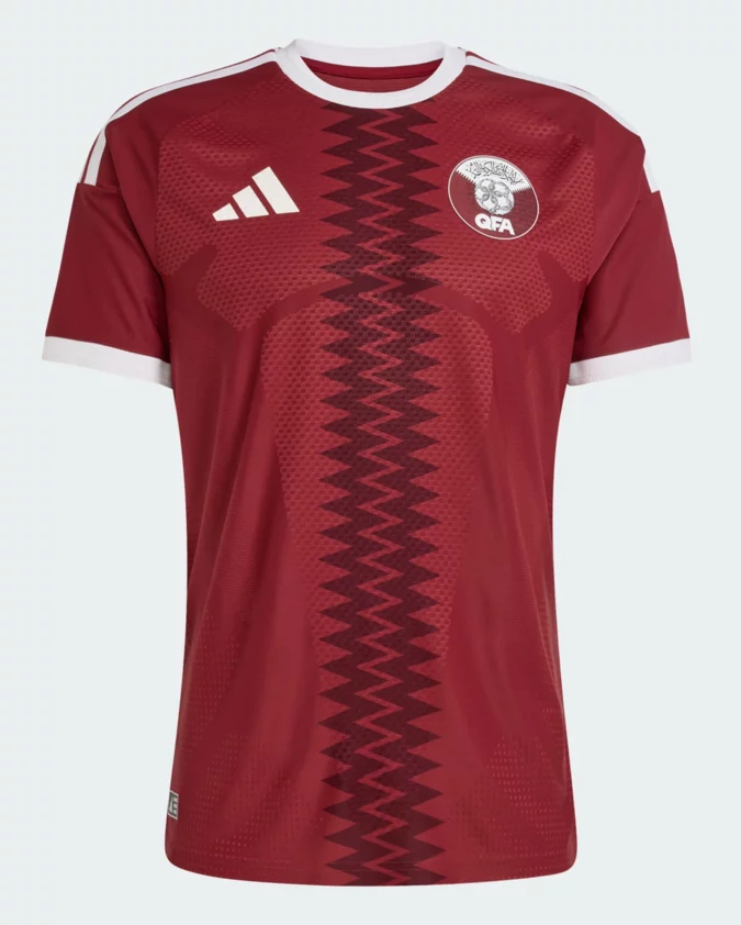Qatar 26/27 Authentic Home Jersey