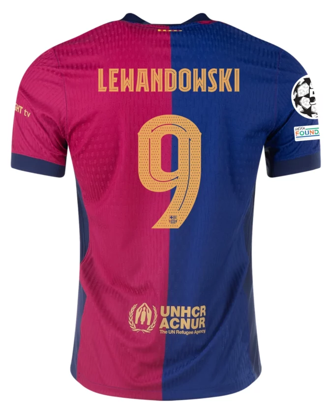 Robert Lewandowski Barcelona 24/25 Authentic UCL Home Jersey by Nike