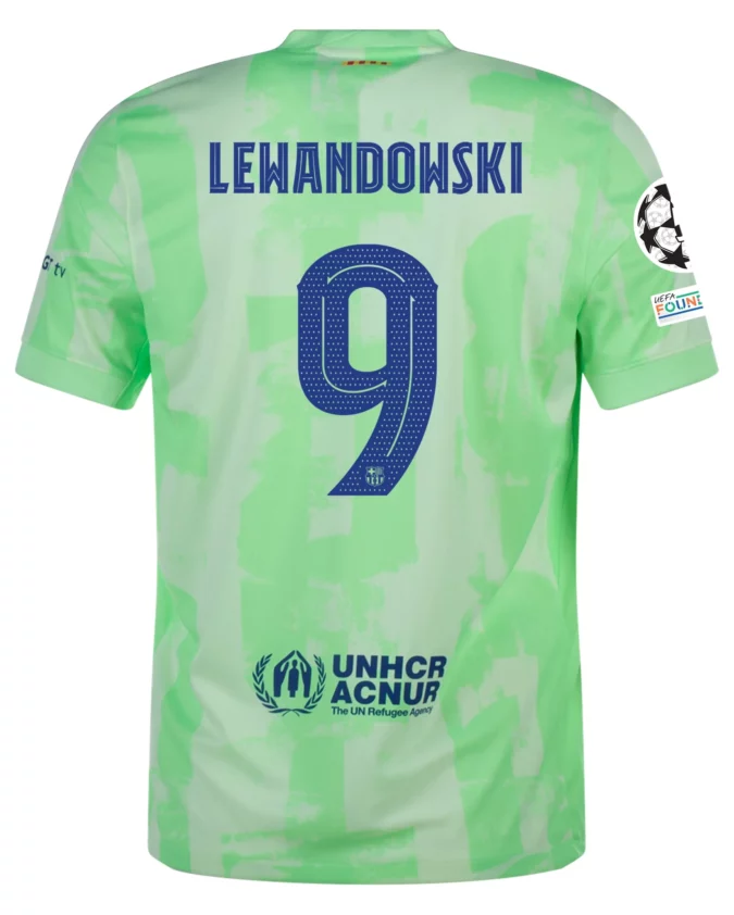 Robert Lewandowski Barcelona 24/25 UCL Third Jersey by Nike